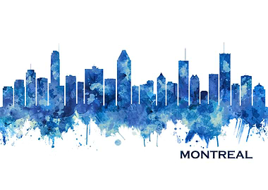 Montreal Canada Skyline
