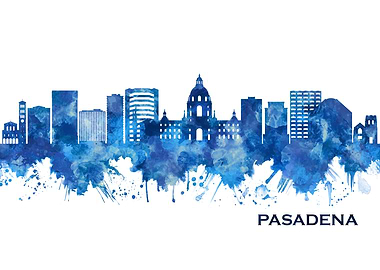 Pasadena Skyline Blue