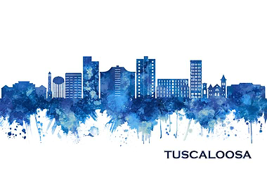 Tuscaloosa Alabama Skyline