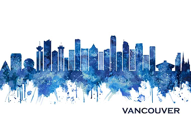 Vancouver Canada Skyline