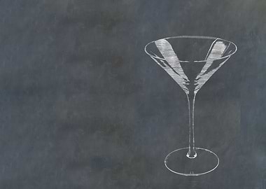 Sketched Martinin Glass