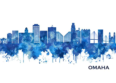 Omaha Nebraska Skyline