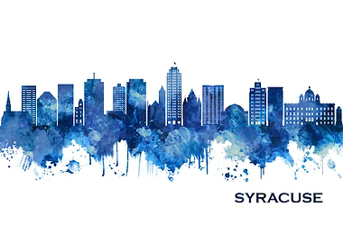 Syracuse New York Skyline