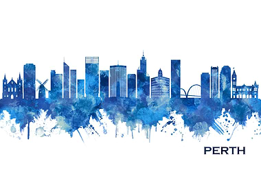Perth Australia Skyline