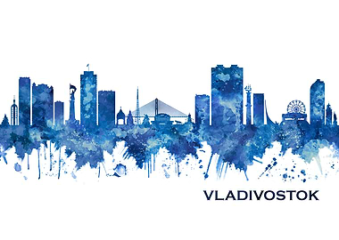 Vladivostok Russia Skyline