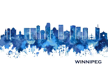 Winnipeg Manitoba Skyline