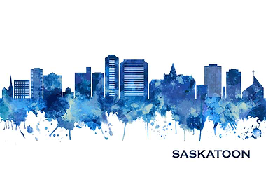 Saskatoon Canada Skyline