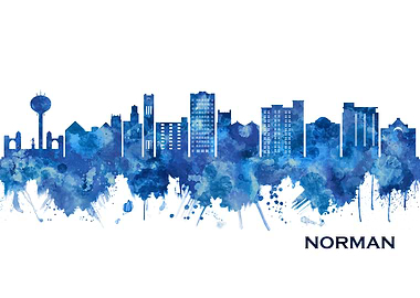 Norman Oklahoma Skyline