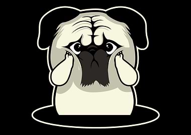 Pug Animal Shock Dog Owner