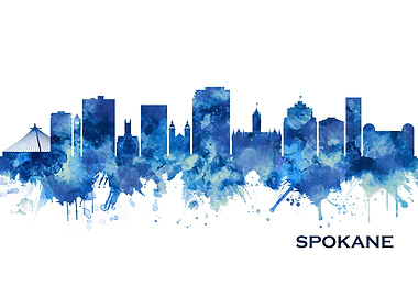 Spokane Washington Skyline