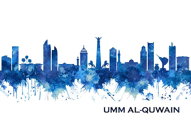 Umm alQuwain UAE Skyline