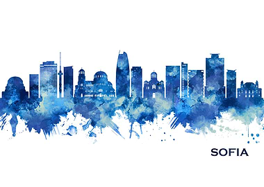 Sofia Bulgaria Skyline