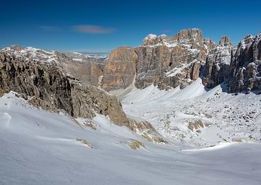 dolomite moutnain view