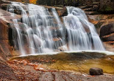 Waterfall in Czechia