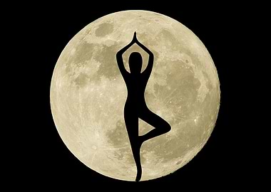 Full Moon Yoga Vrikshasana