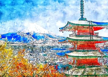 Japan in Watercolor