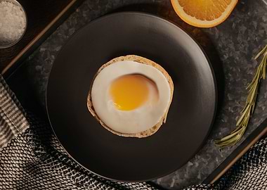 Minimalist Fried Egg