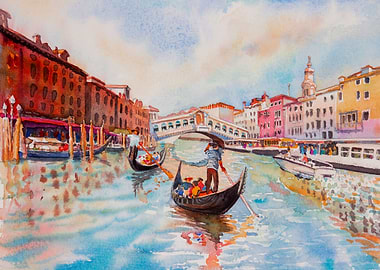 Italy In Watercolor