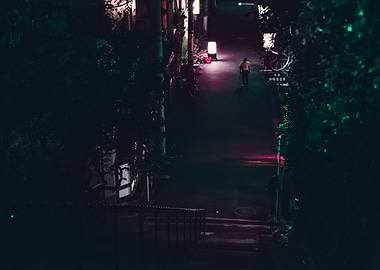 The Cyberpunk Stairs