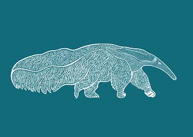 Giant Anteater Animal Art