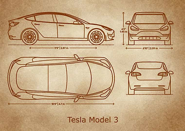 Tesla Model 3 old