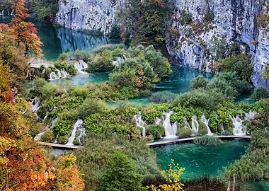 Plitvice Lakes In Croatia
