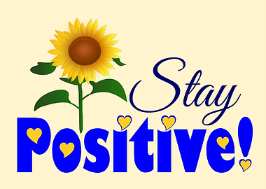 Stay Positive Sunflower