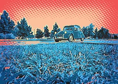 Classic Car In Nature