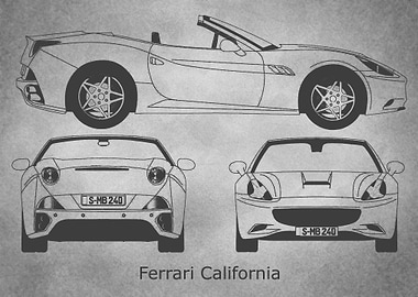 Ferrari California gray