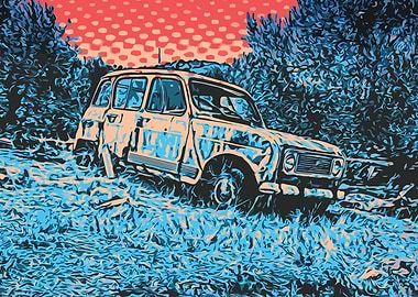 Rusted Renault 4