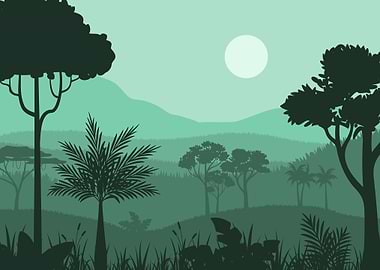 Silhouette Landscapes