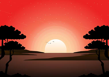 Silhouette Landscapes