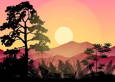 Silhouette Landscapes