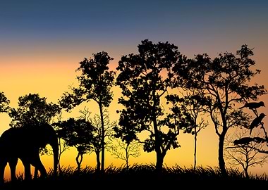 Silhouette Landscapes