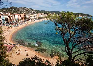 Lloret de Mar in Spain