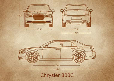 Chrysler 300C 2017 old