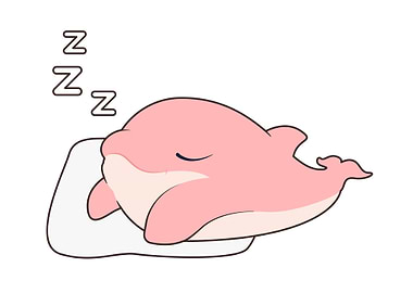 Dolphin Sleeping Pillow