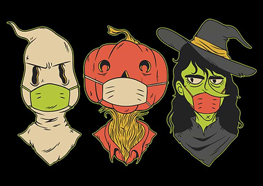 Mummy Pumpkin Witch Hallow