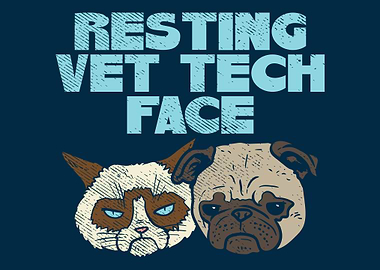 Resting Vet Tech Face