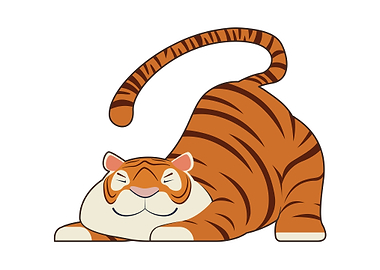 Tiger Yoga Stretching