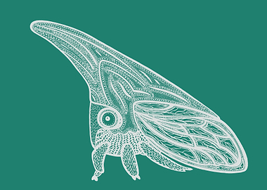 Treehopper Cute Insect Art