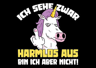 Einhorn Mittelfinger