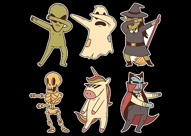 Ghost Alien Vampire Skelet