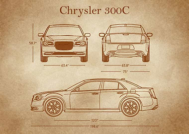 Chrysler 300C 2017 old