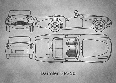 Daimler SP250 gray old