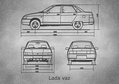 lada vaz gray old