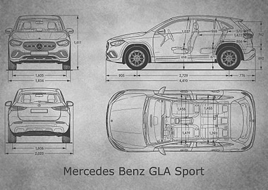 Mercedes Benz GLA gray