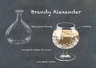 Brandy Alexander Cocktail