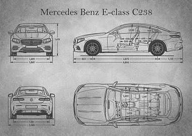Mercedes Benz Eclass gray