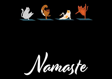 Yoga Joga Namaste Cat Dog